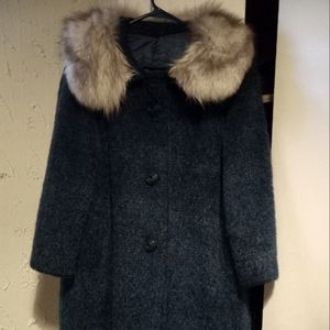 Vintage Blue Winter Jacket XL